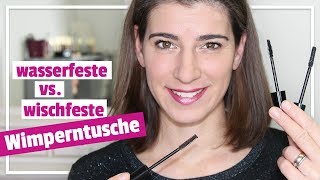 Unterschied wasserfeste Wimperntusche vs wischfeste Wimperntusche [upl. by Krid266]