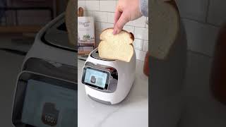 Individually cook 2 pieces of toast at once 👀 This smart toaster is touch screen and endlessly [upl. by Aissila175]