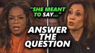 Oprah SAVES Kamala Harris For Not Answering A Basic Question For 3 MINUTES [upl. by Hanavas]