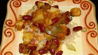 Arroz con Habichuelas  Puerto Rican Rice and Beans [upl. by Ahsiri]