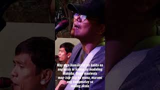 Brownman Revival — Maling Akala cover with lyrics by Tan Rimando of The Stereo at Burnham Park [upl. by Emyaj]