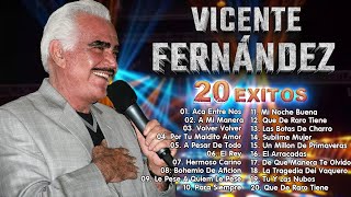 VICENTE FERNANDEZ🍺VICENTE FERNANDEZ SUS MEJORES EXITOS [upl. by Allbee]