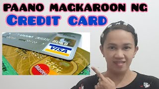 PAANO MAGKAROON NG CREDIT CARD  HOW TO APPLY A CREDIT CARD [upl. by Pengelly]