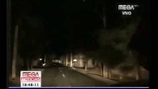 Terremoto en Chile 27 02 2010 Luces Antesflv [upl. by Esiom681]