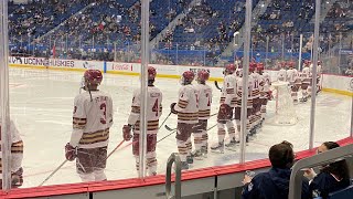 Boston College Hockey Warmup 1112 [upl. by Eicyaj]