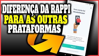 DIFERENÇA da RAPPI ENTREGADOR para as OUTRAS [upl. by Enerual]