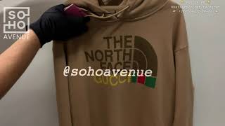 Gucci x The North Face Cotton Hoodie Brown [upl. by Cowles824]