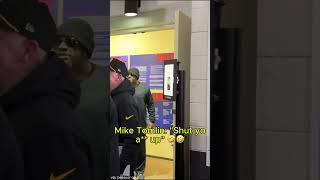 Mike T didnt want to hear anything from Broderick Jones 🤣 nfl steelers miketomlin hardknocks [upl. by Namqul]