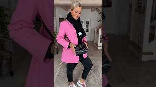 Chic and warm outfit for mature women over 50 🎀👗ootd over60style chicoutfits outfitideas outfit [upl. by Veator]