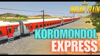 Koromondol Express With New Lhb Coach 🔥🔥🔥With WAP P5 [upl. by Griffy]