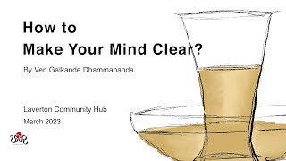 How to make your mind clear [upl. by Llednov]