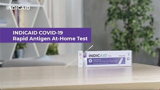 INDICAID COVID19 Rapid Antigen AtHome Test  Demo Video US OTC [upl. by Anirahc]