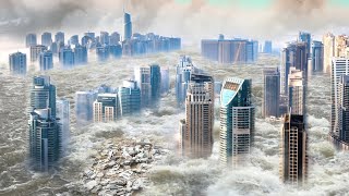 DUBAI is Sinking for the first time this Century Thunderstorm in UAE and Floods 2023 [upl. by Ahsilak]