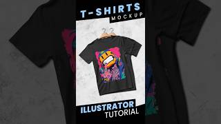 Tshirt Design in Adobe Illustrator  Illustrator Tutorial tshirt tshirtdesign shorts [upl. by Edmunda]