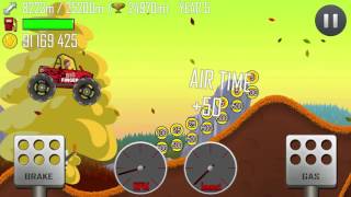 Hill Climb Racing \ Seasons \ 26010 meters on Big Finger [upl. by Hopper500]