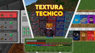 El MEJOR PACK de TEXTURE Bedrock Customize para SURVIVAL TECNICO 12081 12100 minecraft [upl. by Adnert]