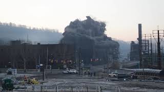 Former Weirton Steel Basic Oxygen Plant demolished 3919 [upl. by Silberman]