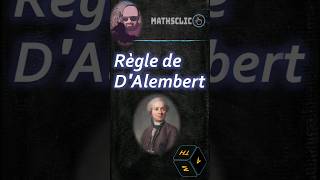 🔴MATHSCLIC SHORTS  MATHÉMATIQUES SUPÉRIEURES  RÈGLE DE DALEMBERT POUR LES SÉRIES  1768 [upl. by Anyk]