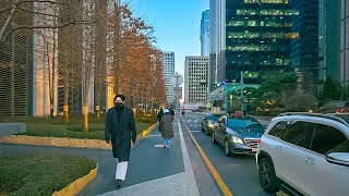 Walking Tour Seoul City Financial District from Day to Night  Korea Travel 4K HDR [upl. by Faustus]