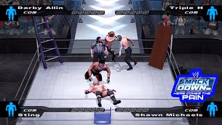 Sting amp Darby Allin v Triple H amp Shawn Michaels Gameplay  WWE HCTP [upl. by Cleland861]