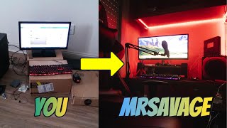 MrSavages 10000 GAMING SETUP [upl. by Atterrol]