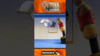 Corkscrew Round Kick on BOB XL 💥 gingerninjatrickster taekwondo century [upl. by Bainbrudge]