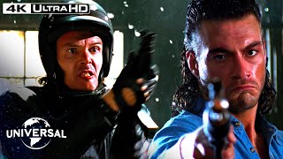 Hard Target  The Crazy Shotgun Explosion in 4K HDR [upl. by Yesnyl]