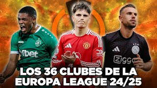 Los 36 CLASIFICADOS a la EUROPA LEAGUE 202425 [upl. by Erihppas743]