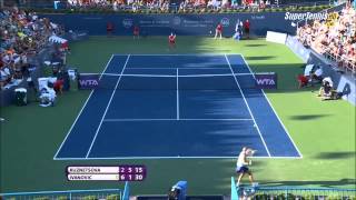 Ana Ivanovic vs Svetlana Kuznetsova Cincinnati 2014 Highlights [upl. by Dougie196]