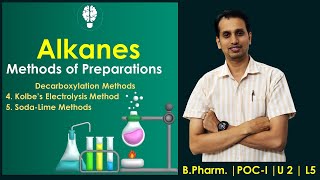 Alkanes Method of Preparation Part 2  Decarboxylation Methods  Alkane Organic Chemistry [upl. by Einnek]