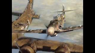 Bf 109 pilot Franz Stigler and B17 pilot Charlie Browns first meeting [upl. by Nylavad]