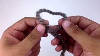 Crochet 101 How to Make a Slip Knot for Beginners [upl. by Nosidda821]