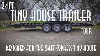 24ft x 84quot Tiny House Trailer Tour [upl. by Timmi]