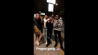 FEDEZ E CHIARA FERRAGNI INCONTRANO LA DARK POLO GANG A LOS ANGELES [upl. by Alberta]