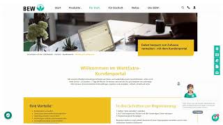 1 Registrierung  Erklärvideo zum WattExtra Kundenportal [upl. by Plath622]