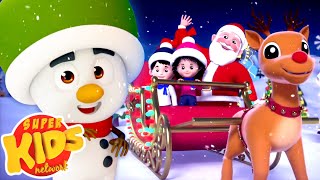 Jingle Bells  Christmas Songs  Christmas Carols  Rhymes amp Xmas Music  Super Kids Network [upl. by Airdnala62]