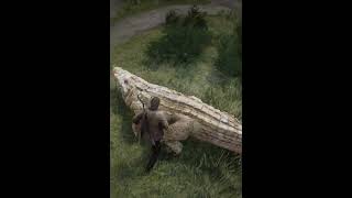 Red Dead Redemption 2 Giant Alligator is a Friend Now [upl. by Mehsah]