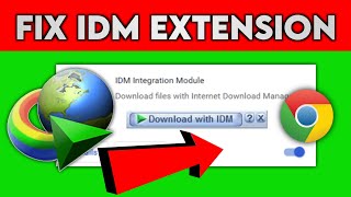 How To fix IDM not Showing Download Option Bar In Google Chrome of 2024  IDM Extension Issue Solved [upl. by Lacram]