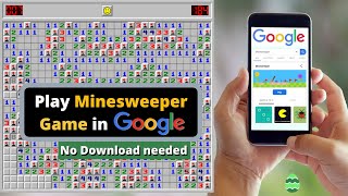 How to Play Minesweeper Game in Google Online [upl. by Leuqcar]