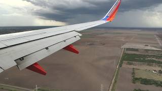 HARLINGEN TEXAS Southwest Airlines Landing At Valley International Airport [upl. by Adahs]