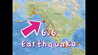 Breaking 66 Earthquake off Canada Coast Cascadia Subduction Zone Sunday 9152024 [upl. by Milon]