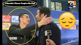 Cristiano Ronaldo Hugs and Pays Respect To Buffon ⚽ Real Madrid  Juventus 13 ⚽ 2018 HD BuffonCR7 [upl. by Zebadiah]