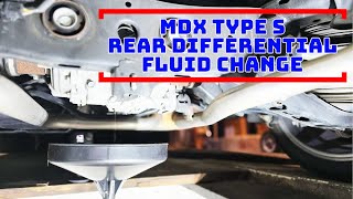 Acura MDX  Rear Differential Fluid Chang [upl. by Maurita]