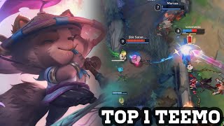 Wild Rift teemo  top 1 teemo gameplay rank challenger [upl. by Nnylecyoj182]