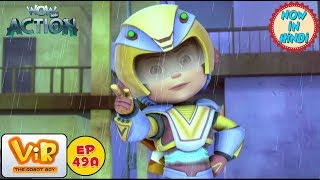 Vir The Robot Boy  Vir Vs Umbrella Man  As Seen On HungamaTV  WowKidz Action [upl. by Ahsykal]