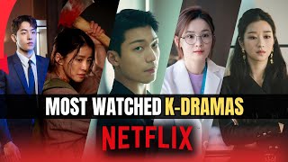 Top 15 Most Watched KDramas on Netflix of All Time  Trending KDrama [upl. by Lilla]