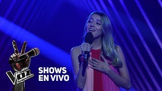 Shows en vivo TeamTini Isabel canta quotEl tiempo es velozquot de David Lebón  La Voz Argentina 2018 [upl. by Branen]