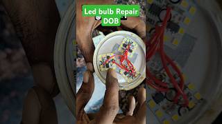 Led bulb Repair with DOB 230v AC  Electronics Verma [upl. by Daas]