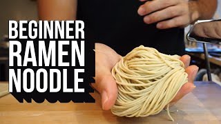 Beginner Guide to Making Ramen Noodles from Scratch [upl. by Yracaz]