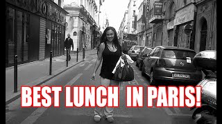 Lunch in Paris at Bistro Paul Bert The BEST Steak Frites w Peppercorn Cognac Sauce In The World [upl. by Annol]